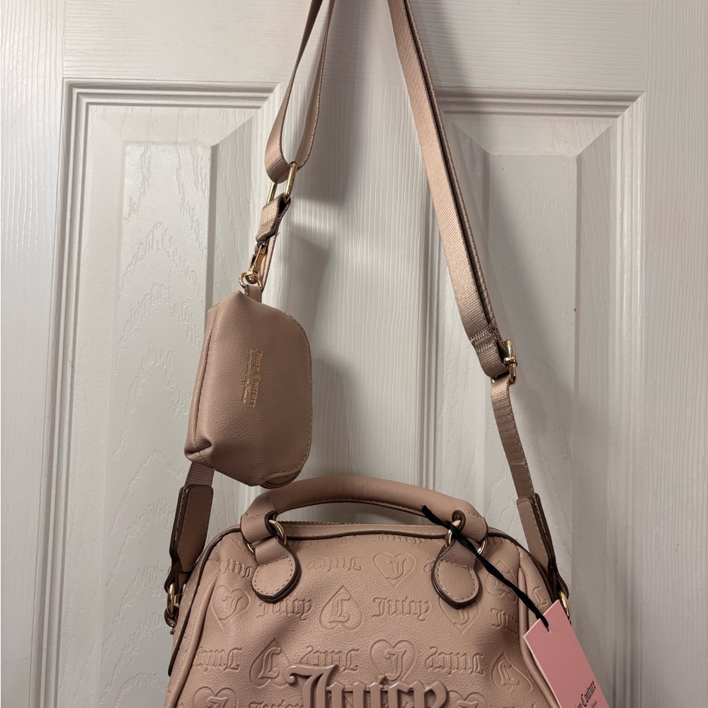 Juicy Couture Pink Embossed Satchel